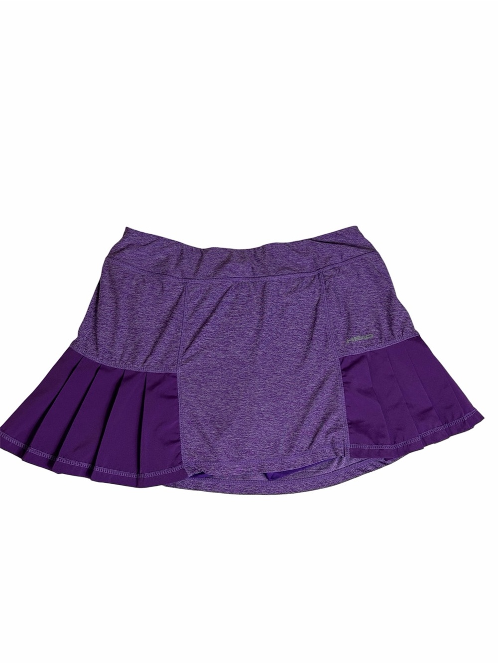 Head purple pleated athletic skort size L